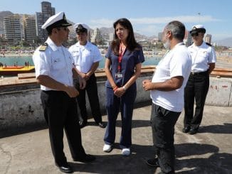 Todo listo para disfrutar del lanzamiento de los fuegos artificiales por el aniversario de Antofagasta