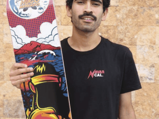 Reconocida marca de skate lanza tabla con nombre de rider taltalino