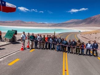 Habilitación pavimentación de ruta en Paso Sico