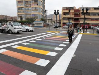 Paso cebra de Antofagasta da claro mensaje de inclusión y tolerancia