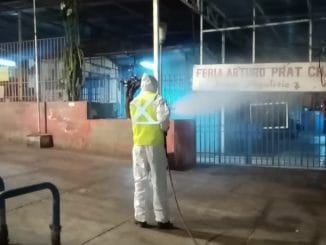 Municipio de Antofagasta ha realizado 80 sanitizaciones nocturnas Municipio de Antofagasta ha realizado 80 sanitizaciones nocturnas