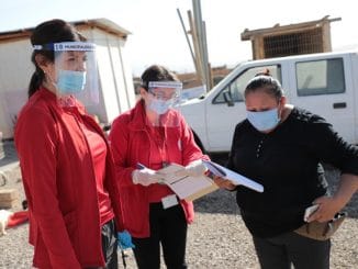 Cien familias de Parque Industrial La Negra recibieron canastas de alimentos