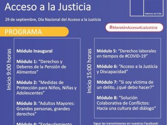 Corporaciones de Asistencia Judicial conmemorarán “Día Nacional de Acceso a la Justicia” con maratón online de charlas para la comunidad