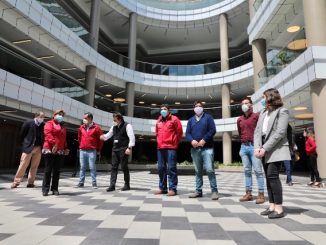 Municipio participa en visita inspectiva de Mall “Paseo La Portada”