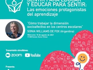 Sonia Williams expondrá “Cómo trabajar la dimensión socioafectiva en los centros escolares”