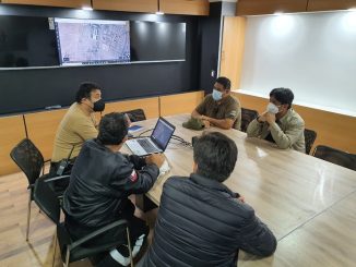 Reunión de emergencia entre el gobernador regional, alcalde, carabineros y bomberos por incendio en ex vertedero en Antofagasta