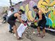 “Mechoneo Solidario” restaura espacios públicos de población Bellavista