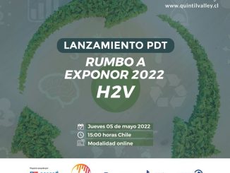 Quintil Valley y AIA realizarán lanzamiento oficial del Programa de Difusión Tecnológica: "Hidrógeno Verde, una oportunidad para la región de Antofagasta”, en el marco de EXPONOR 2022 Quintil Valley y AIA realizarán lanzamiento oficial del Programa de Difusión Tecnológica: "Hidrógeno Verde, una oportunidad para la región de Antofagasta”, en el marco de EXPONOR 2022
