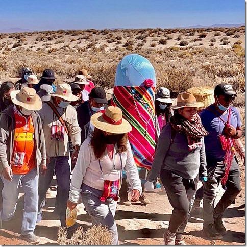 Visita imagen de la Virgen a Toconce 1