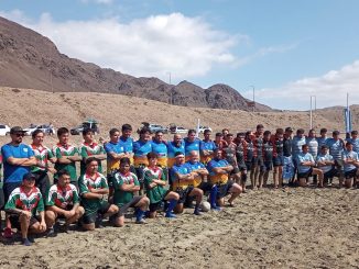 Inédito torneo de rugby playa en Taltal