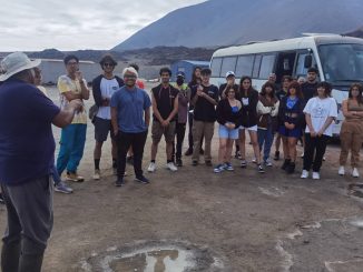 Estudiantes de primer año de Biología Marina de la UA fueron recibidos con innovadora actividad