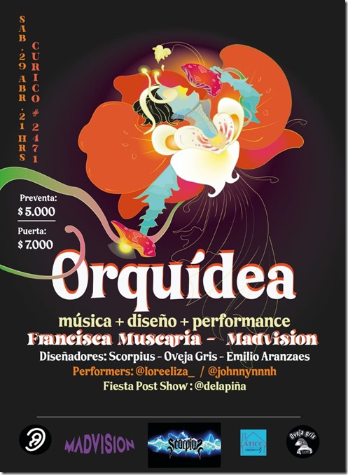 afiche orquidea
