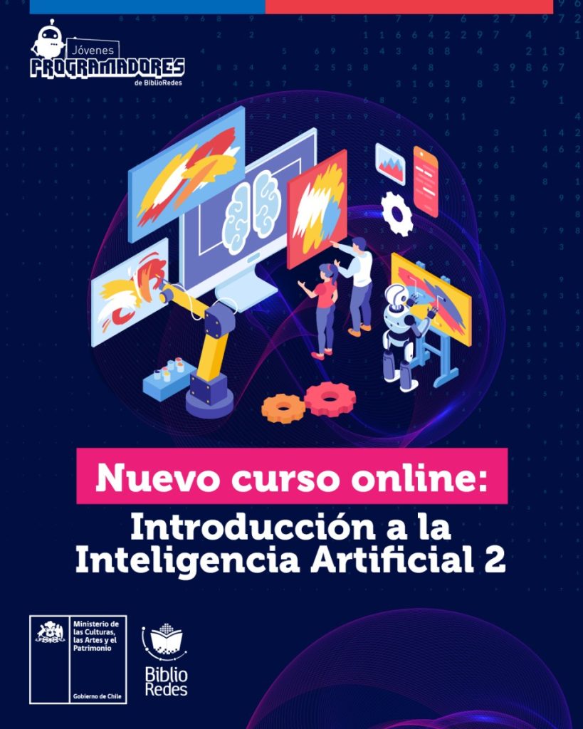 Ministerio de las Culturas abre segundo curso de Introducción a la Inteligencia Artificial