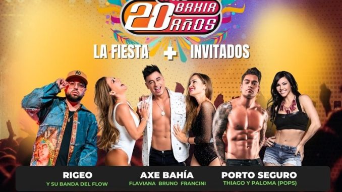 Axé Bahía celebrará sus 20 años de aniversario con gran fiesta en Antofagasta