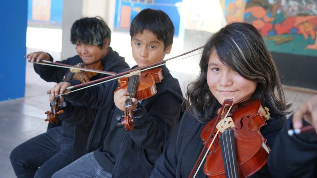 Con presentación musical Orquesta del Altiplano lanzó programa educativo 2023