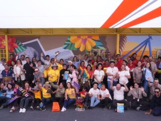 Vecinos de Sierra Gorda inauguran nuevo mural patrimonial