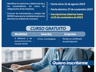 Sernac recuerda los cursos que buscan instruir a la población y empresas sobre la Ley del Consumidor