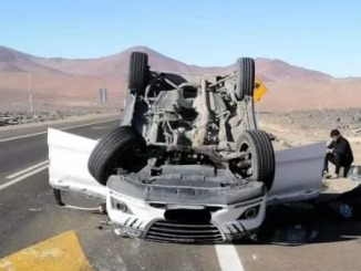 Accidente en Ruta 5 de Antofagasta: Conductor en riesgo vital y cuatro lesionados en colcamiento
