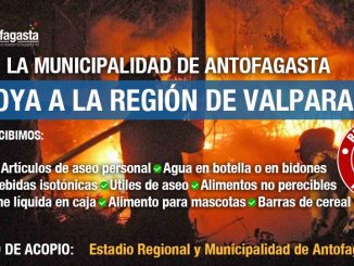 Municipalidad de Antofagasta habilita puntos de acopio por incendios en Viña del Mar