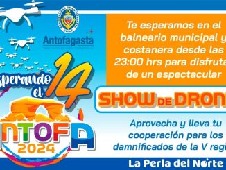 Con show de drones Antofagasta esperará el 14 de febrero