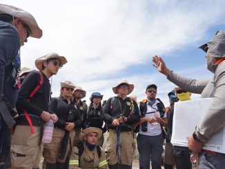 Con apoyo de El Abra Bomberos de Calama se capacitan en búsqueda y rescate en espacios agrestes