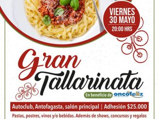 Oncofeliz anuncia nueva versión de su Tallarinata 2025 en Antofagasta