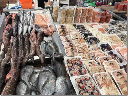 pescados y mariscos 