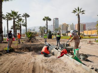 54% de avance presentan obras de mejoramiento borde costero Las Almejas 54% de avance presentan obras de mejoramiento borde costero Las Almejas