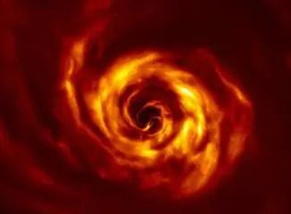 Telescopio en Cerro Paranal capta inédito nacimiento de un planeta gigante Telescopio en Cerro Paranal capta inédito nacimiento de un planeta gigante