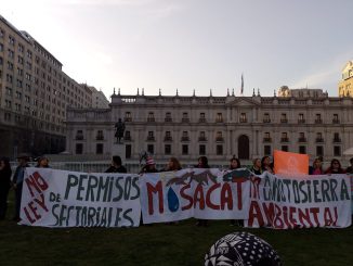 Organizaciones en todo Chile se manifestaron en contra de la ley de permisos sectoriales Organizaciones en todo Chile se manifestaron en contra de la ley de permisos sectoriales