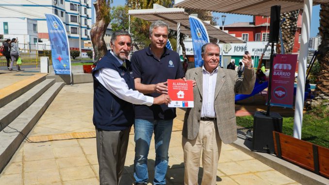 Municipio de Antofagasta y SPD lanzan programa de alarmas comunitarias en el centro de la ciudad