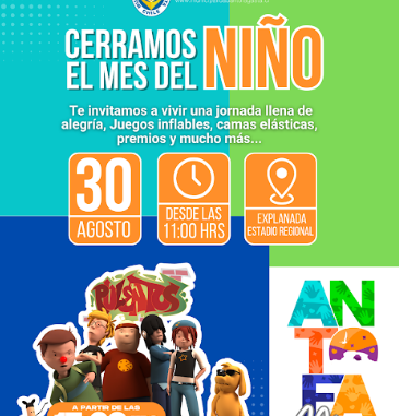 Gran cierre del Mes del Niño en el Estadio Regional de Antofagasta