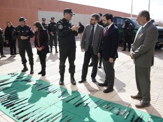 Presentan vehículo blindado para Gendarmería de Chile y dan a conocer operativo focalizado en ocho cárceles en el norte grande del país Presentan vehículo blindado para Gendarmería de Chile y dan a conocer operativo focalizado en ocho cárceles en el norte grande del país