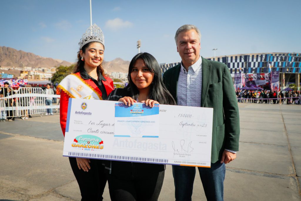 Antofagasta: con final milimétrica se definió carrera de garzones