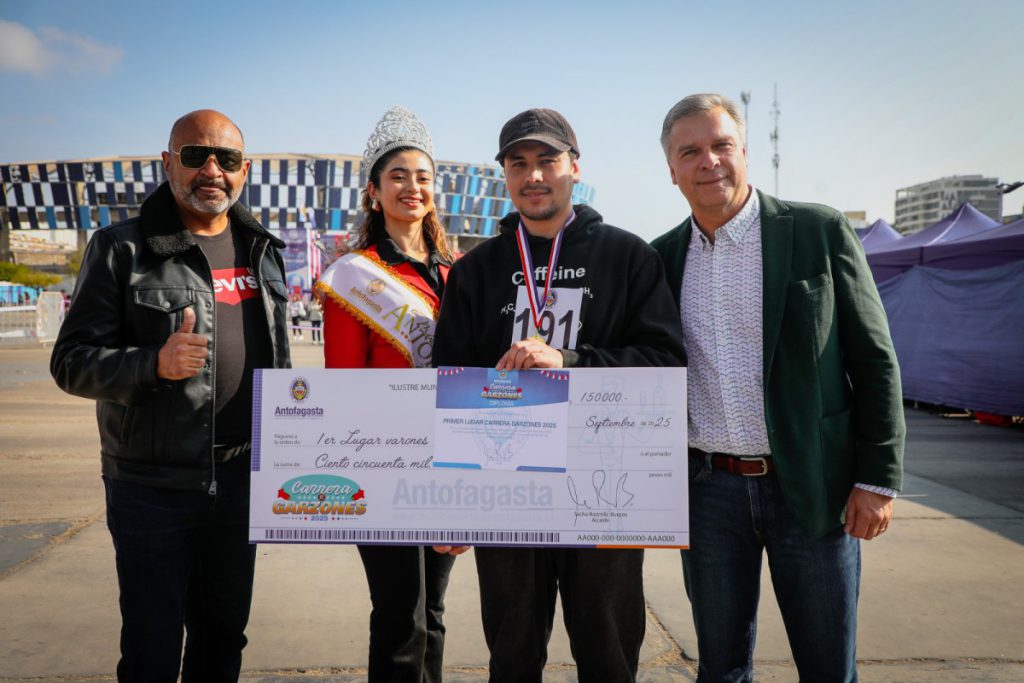 Antofagasta: con final milimétrica se definió carrera de garzones