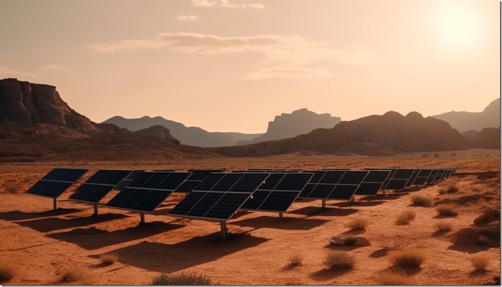 un-campo-de-paneles-solares-en-el-desierto-con-montanas-al-fondo