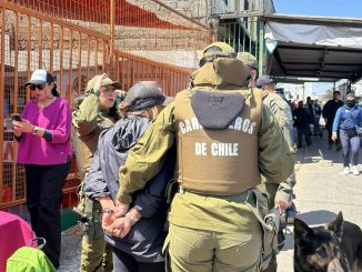 Fiscalización al comercio informal alrededor de la Vega termina con detención