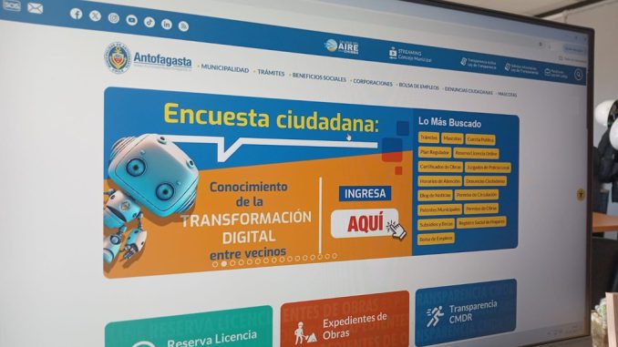 Municipalidad de Antofagasta busca saber qué conocen los vecinos de los trámites online Municipalidad de Antofagasta busca saber qué conocen los vecinos de los trámites online