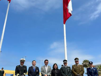 Gendarmería inicia mes aniversario con el izamiento del pabellón patrio