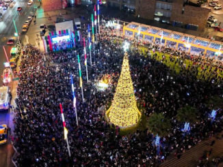 M&aacute;s de 2 mil personas fueron parte de la fiesta del encendido del &Aacute;rbol de Navidad en Antofagasta