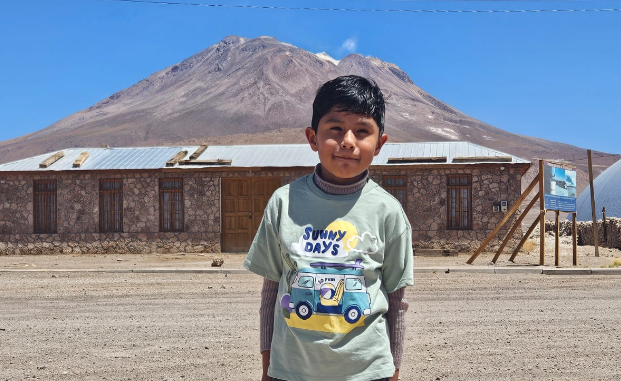 A un paso de la aventura: p&aacute;rvulo de Ollag&uuml;e se prepara para vivir experiencia espacial en Inglaterra