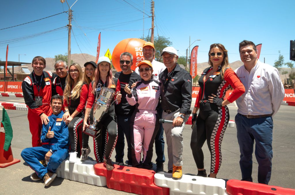 Spence | BHP y Eliseo Salazar promueven la electromovilidad desde Sierra Gorda con jornada de E-karting