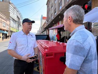 Comienza instalaci&oacute;n de contenedores de basura en el centro de la ciudad de Antofagasta