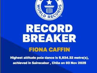 Desde el desierto de Atacama al Guinness: australiana logra récord mundial de pole dance a más de 5.800 metros de altura