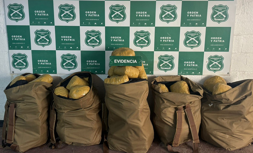 Cae con casi 90 kilos de marihuana: venezolano queda en prisión preventiva tras persecución en Calama