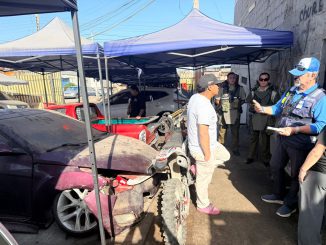 Municipalidad de Antofagasta intensifica fiscalizaci&oacute;n a talleres mec&aacute;nicos clandestinos en Pasaje Las Chinchillas