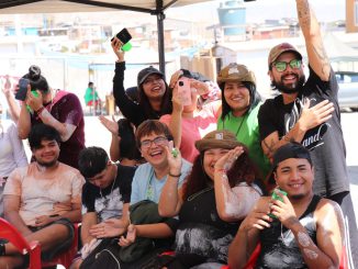 Mechoneo solidario intervino en barrio transitorio 13 de mayo en Antofagasta