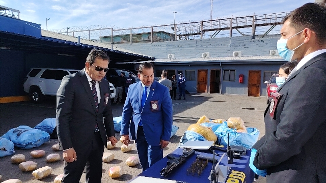 Despliegue en frontera permite incautación de droga, armamento y vehículos con encargo por robo