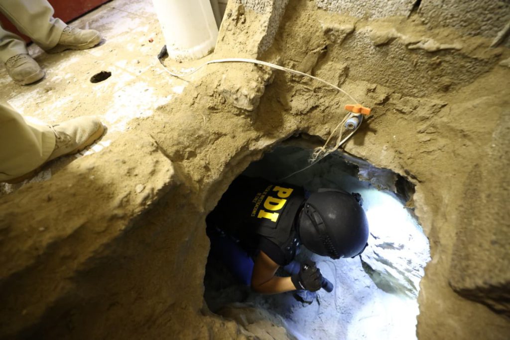 PDI frustra millonario robo a empresa de valores en Antofagasta: banda había excavado túnel hacia bóveda