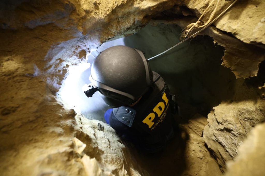 PDI frustra millonario robo a empresa de valores en Antofagasta: banda había excavado túnel hacia bóveda